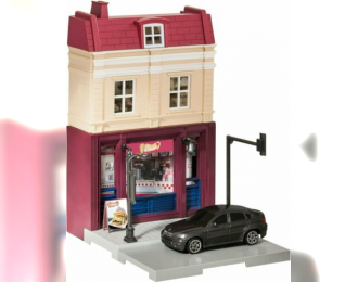 Herpa City Dönerrestaurant и BMW X6, black