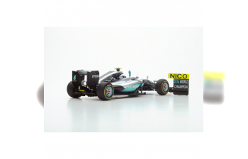 MERCEDES-BENZ F1 W07 Hybrid #6 2nd Abu Dhabi GP 2016 Nico Rosberg - World Champion 2016