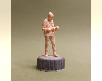  Фигура 0901 Сталкер вольник. Позывной "Фитиль", неокрашенная