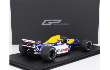 WILLIAMS F1 Fw14b Renault №6 2nd British Gp (1992) Ricardo Patrese, Blue Yellow White