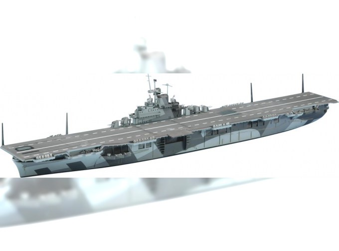 Сборная модель Авианосец U.S.S. Aircraft Carrier Yorktown II