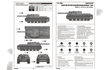 Сборная модель SU-152 Self-propelled Heavy Howitzer - Late