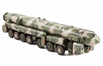 Сборная модель Российский ракетный комплекс стратегического назначения "Тополь"
