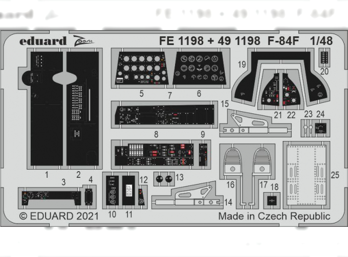 Фототравление для F-84F