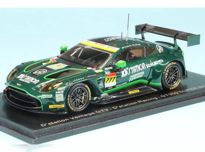 ASTON MARTIN Vantage Amr Gt3 Evo Team D'station Racing №777 Gt300 Class Super Gt (2025) Tomonobu Fujii - Charlie Fagg, Green