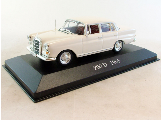 MERCEDES-BENZ 200 D (1965), Mercedes-Benz Offizielle Modell-Sammlung 61, белый