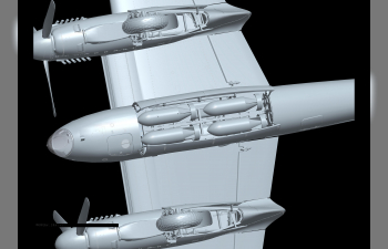 Сборная модель Mosquito B. MK IX, XVI