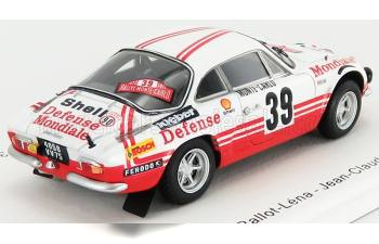 RENAULT Alpine A110 N39 Rally Montecarlo (1973) C.Ballot-lena - J.c.Morenas, White Red