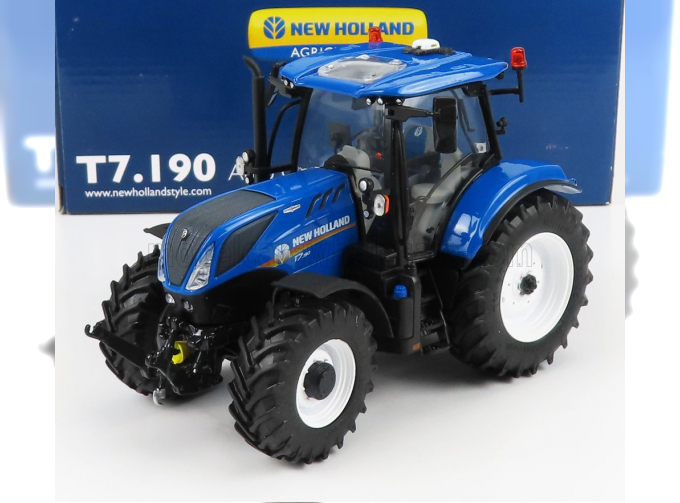 NEW HOLLAND T7.190 Tractor (2018), Blue Black