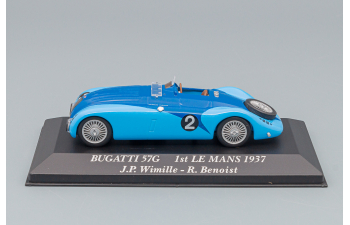 Bugatti 57G J-P.Wimille-R.Benoist #2 winner Le Mans 1937