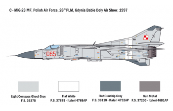 Сборная модель Самолёт M-23 MF/BN FLOGGER