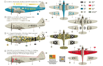 Сборная модель Airspeed Envoy Lynx engine