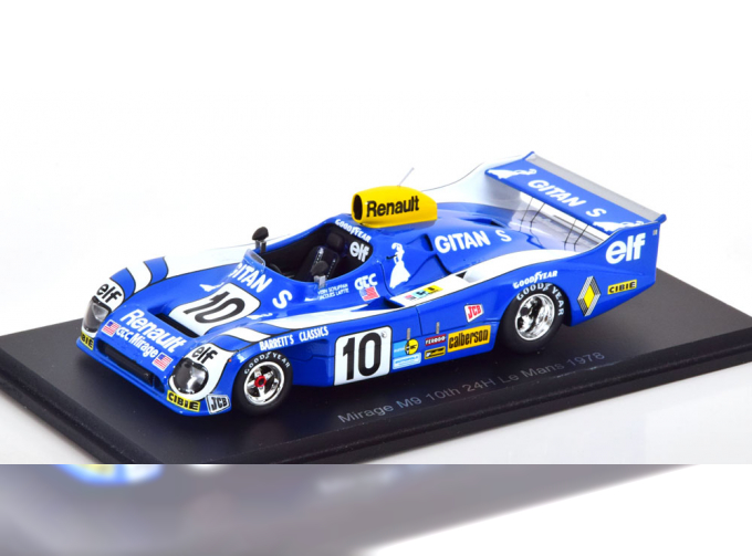 MIRAGE M9 No 10 24h Le Mans, Schuppan/Posey/Lafitte (1978)