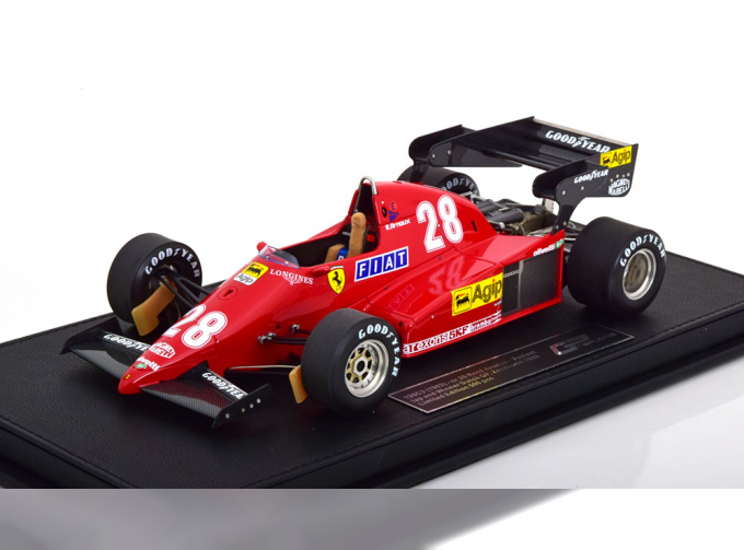 FERRARI F1 126c3 Scuderia Ferrari №28 Winner & Fastest Lap Dutch Gp (1983) Rene Arnoux, Red