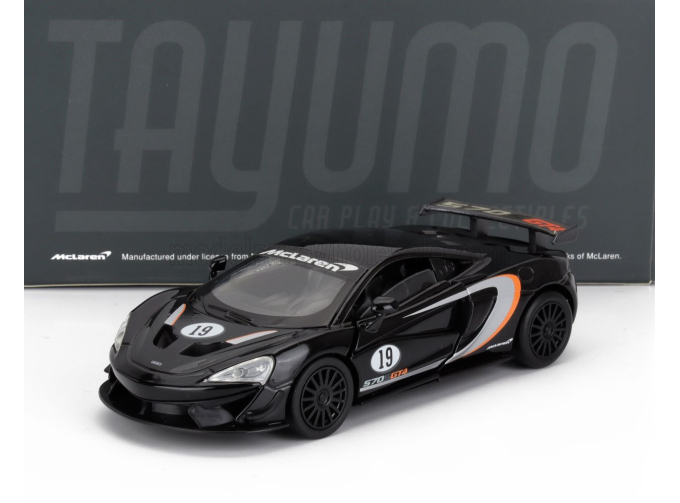 McLAREN 570s Gt4 №619 Racing (2016), black