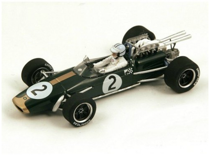 BRABHAM BT24 3 Победитель German GP 1967 Denny Hulme (FI), green