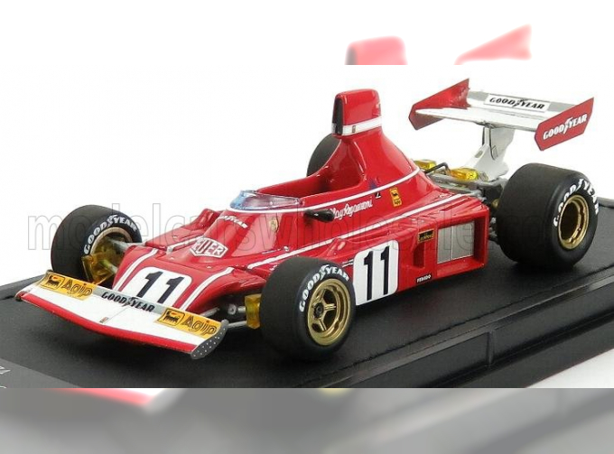 FERRARI F1 312 B3 №11 Season (1974) Clay Regazzoni, Red