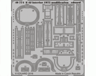 Фототравление F-4J интерьер модификация 1975 года