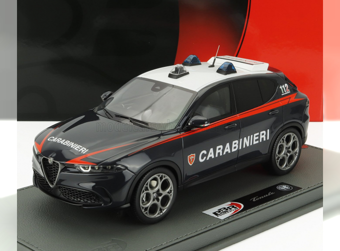 ALFA ROMEO Tonale Veloce Carabinieri (2023) - Con Vetrina - With Showcase, Blue White Red