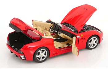FERRARI California Convertible with removable Hardtop, scuderia-red