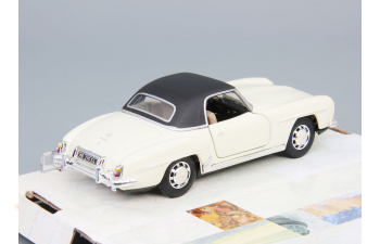 MERCEDES-BENZ 190SL Roadster (white), ранний выпуск, открываются двери