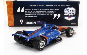 CHEVROLET Team Pnc Bank Chip Ganassi Racing N9 Indianapolis Indy 500 Indycar Series (2023) S.Dixon, Blue Orange