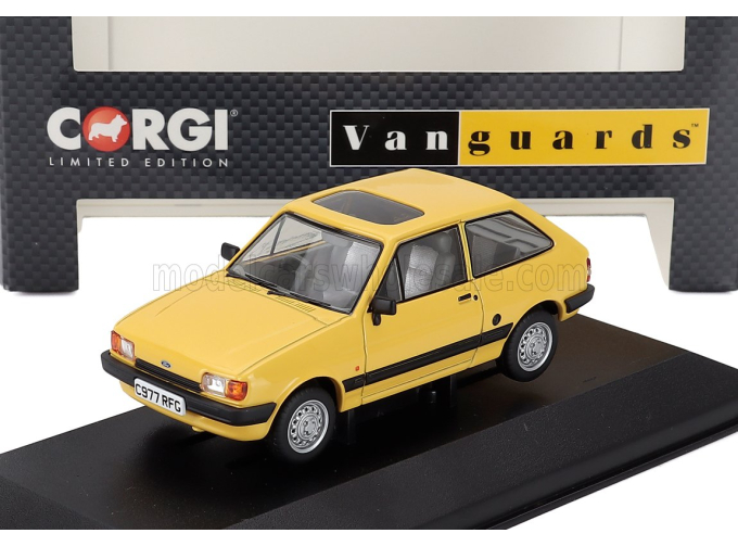 FORD Fiesta Mkii (1983), yellow