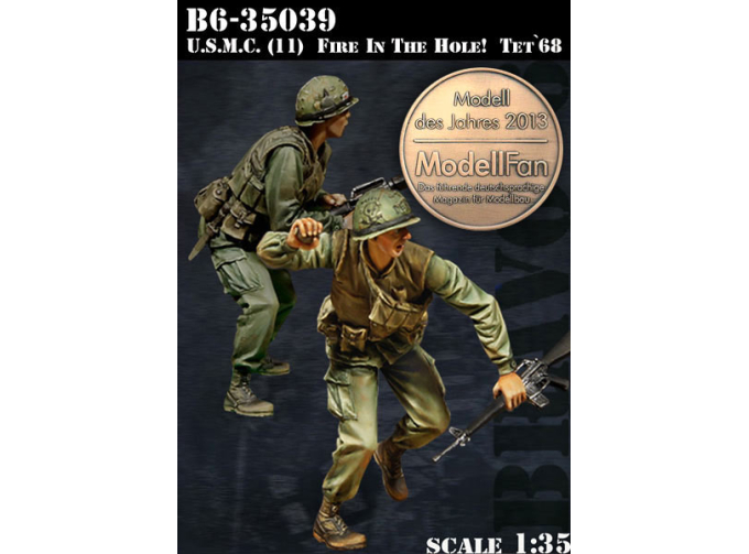 Фигурки Морская пехота США (11) Ложись! Тетское наступление 1968 года / U.S.M.C. (11) Fire in the Hole! Tet'68