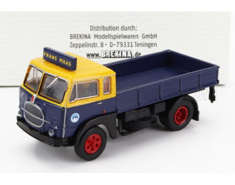 FIAT 642 Truck Pianale Frans Maas 1962, Blue Yellow