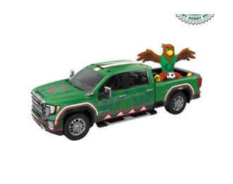 GMC Sierra 3500 HD *International Soccer Celebration 2026* Mexico Tribute with Eagle Figurine (2022), green