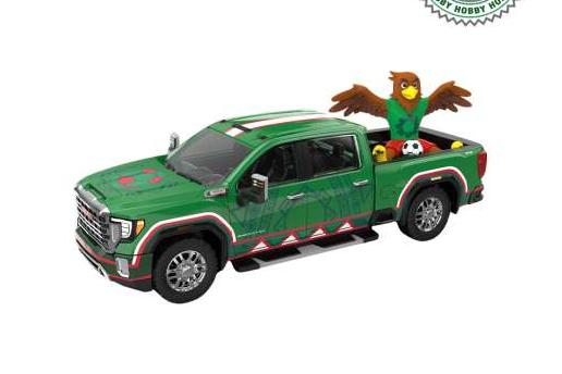 GMC Sierra 3500 HD *International Soccer Celebration 2026* Mexico Tribute with Eagle Figurine (2022), green