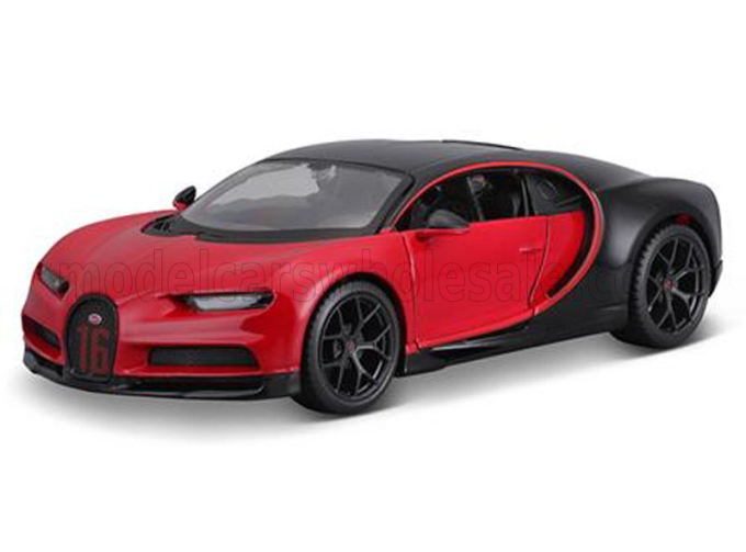 BUGATTI Chiron (2016), red / black