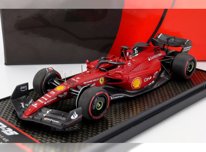 FERRARI F1-75 Team Scuderia Ferrari N16 Winner Bahrain Gp 2022 Charles Leclerc, Red