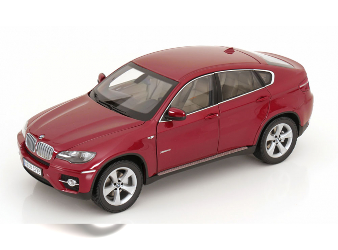 BMW X6 E71 xDrive 50i (2008), dark red-metallic