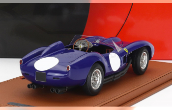 FERRARI 250tr Testarossa N0 Spider (1957) - Con Vetrina - With Showcase, Blue White