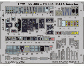 F-14A interior S.A. HOBBY BOSS