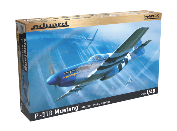 Сборная модель P-51B Mustang Malcolm Hood Canopy ProfiPACK Edition