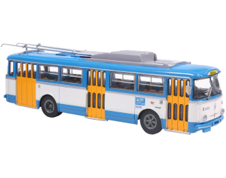 SKODA 9 TR Ostrava (1962), blue / white / orange