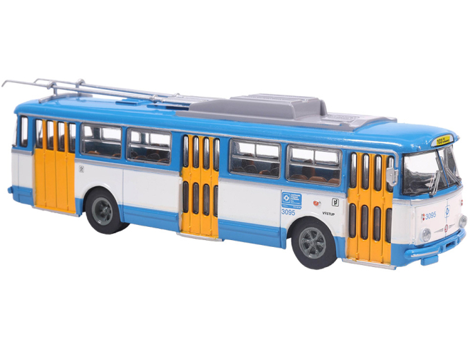 SKODA 9 TR Ostrava (1962), blue / white / orange