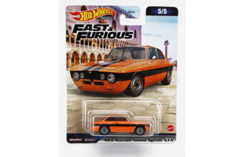 ALFA ROMEO Giulia Sprint Gta (1971) - Fast & Furious, Orange Black