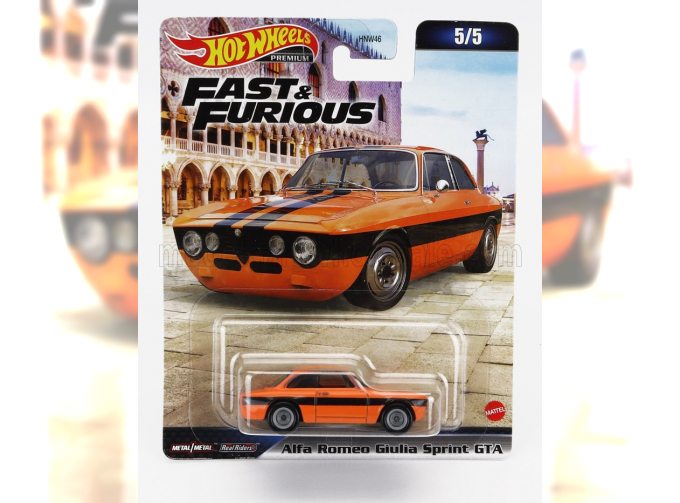 ALFA ROMEO Giulia Sprint Gta (1971) - Fast & Furious, Orange Black