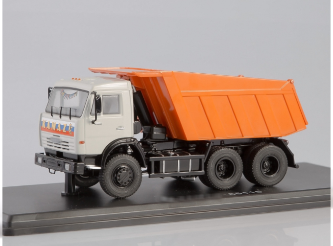 Камский грузовик 65115 самосвал, серый / оранжевый