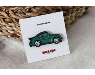 Значок Pin Porsche 911 Carrera 3.2, green