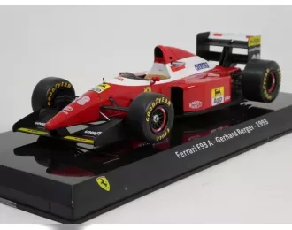 FERRARI F1 F93a №28 Season (1993) Gerhard Berger - Con Vetrina - With Showcase, Red White