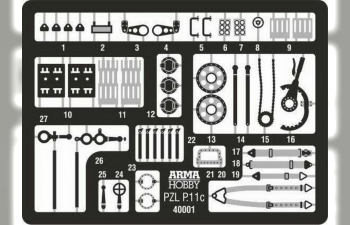 Сборная модель PZL P.11c Expert Set