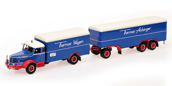 KRUPP Titan Kofferzug (1950), blue / red