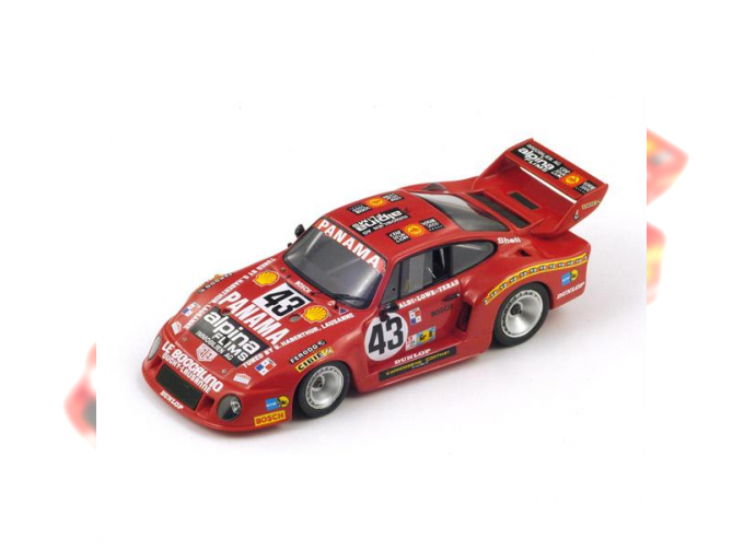 PORSCHE 935 43 LM 1979 C. Haldi - R. Teran - H. Loewe, dark red