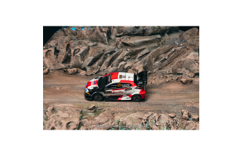TOYOTA GR Yaris Rally1 Hybrid #69 Kalle Rovanpera/Jonne Halttunen Central European Rally (2023), white/red/black