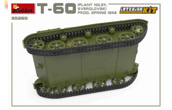 Сборная модель Советский танк Т-60 Весна 1942, с интерьером