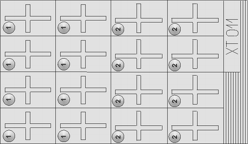 Окрасочная маска Канистра вермахта с крестовидным углублением